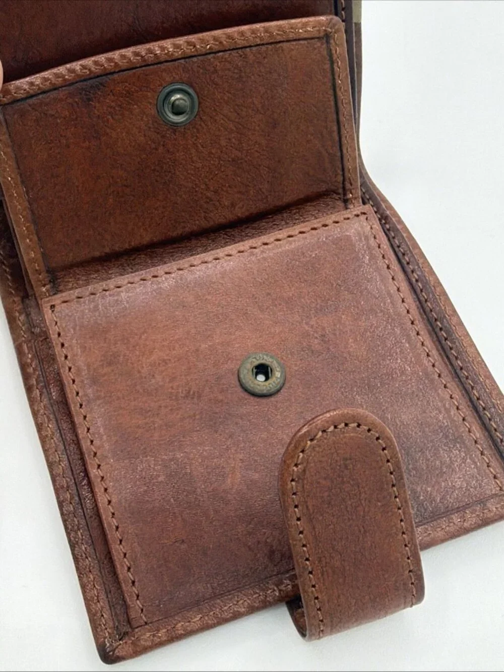 The Bridge Italian Leather Bi-fold Wallet, Brown, NWT